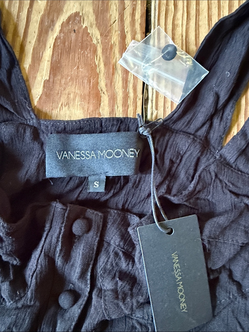 NWT Vanessa Mooney Black Elisabeth dress - discontinued color - Picture 4 of 5